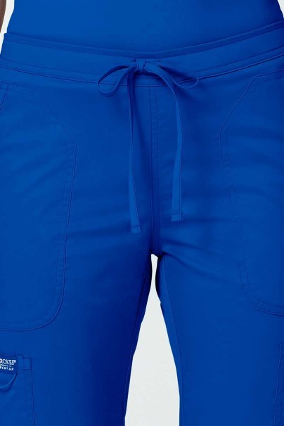 Dámske lekárske nohavice Cherokee Revolution Flare Leg kráľovsky modré-2