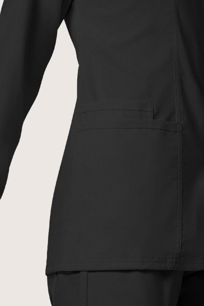 Lekárska dámska blúza na zapínanie Cherokee Revolution Snap čierna-5