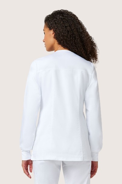 Lekárska dámska blúza na zapínanie Cherokee Revolution Snap biela-1