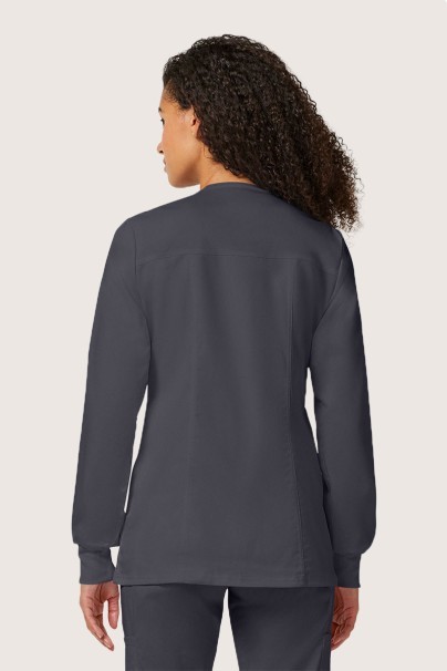 Lekárska dámska blúza na zapínanie Cherokee Revolution Snap šedá-1