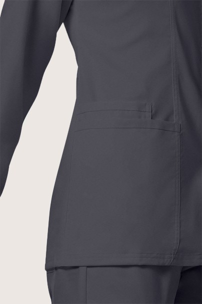 Lekárska dámska blúza na zapínanie Cherokee Revolution Snap šedá-5