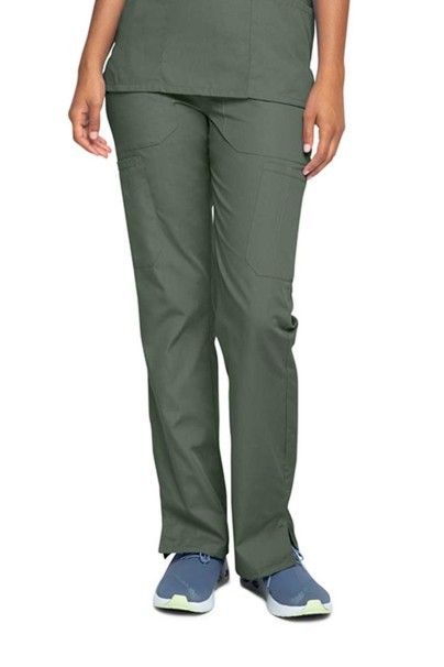 Lekárska dámska súprava Cherokee Originals (blúzka V-neck, nohavice N.Rise) olivková-5