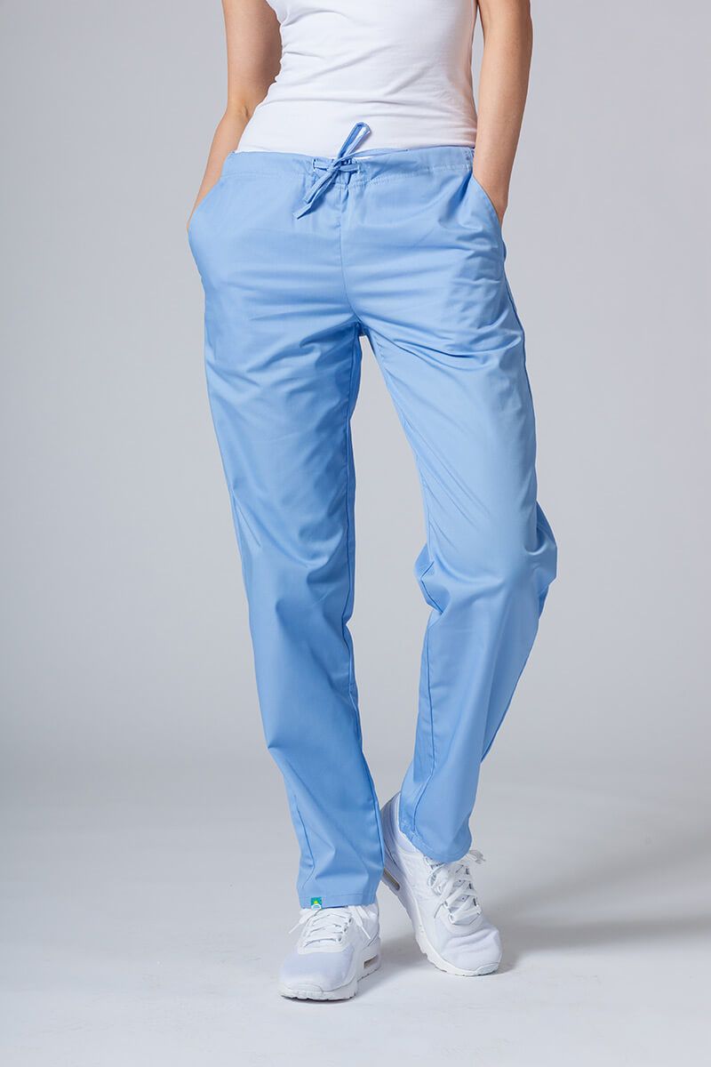 Dámske lekárske nohavice Sunrise Uniforms Basic Regular modré