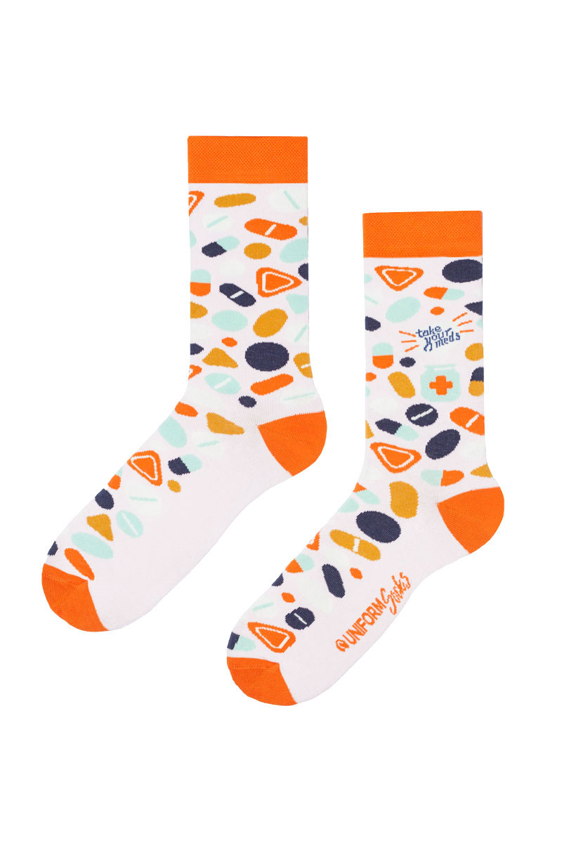 Farebné ponožky Take Your Meds - UniformSocks