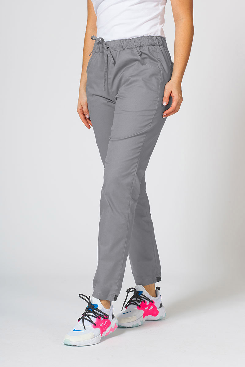 Dámské lekárske nohavice Sunrise Uniforms Active Loose svetlo šedá