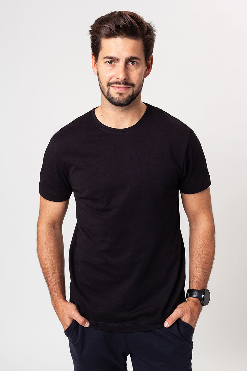 Pánske tričko Malfini Origin (štandard GOTS - organická bavlna) čierna