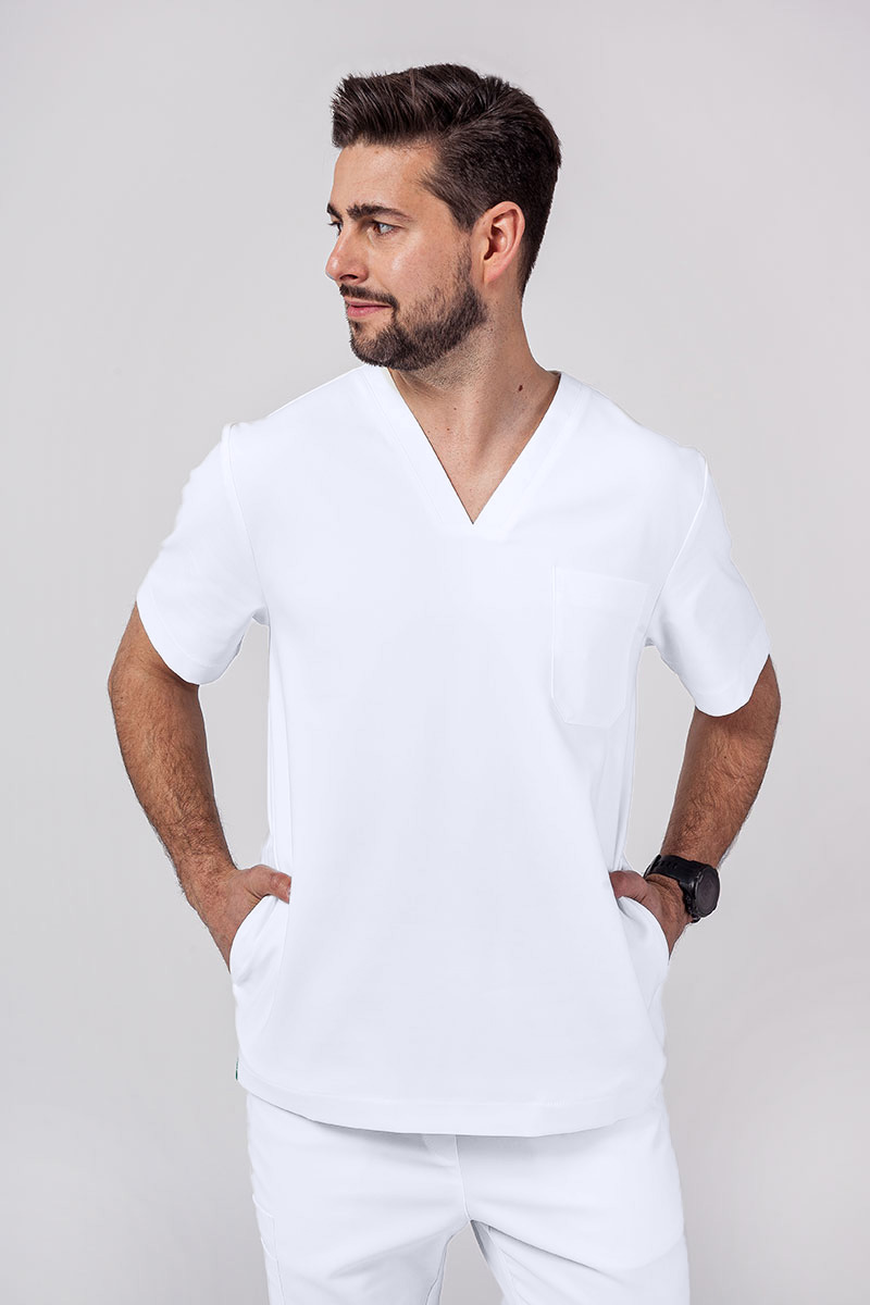 Lekárska blúzka Sunrise Uniforms Premium Dose biela