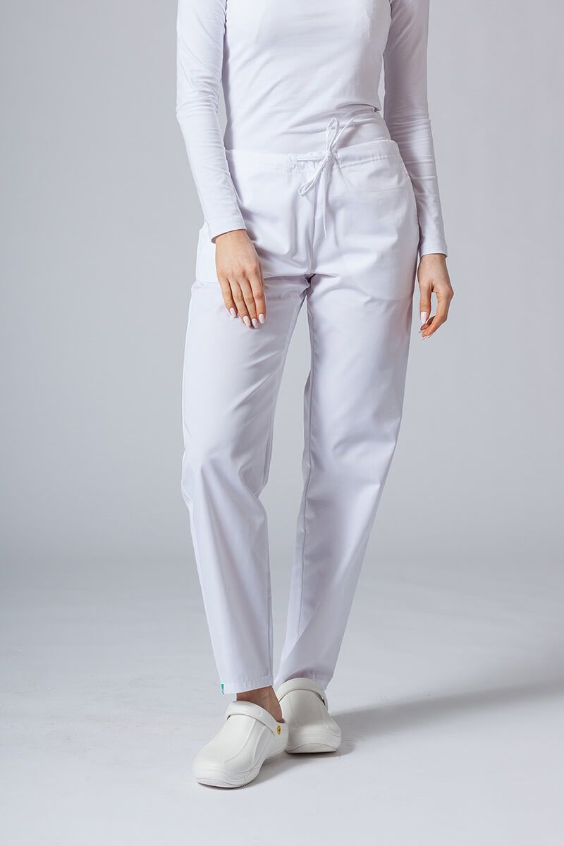 Univerzálne lekárske nohavice Sunrise Uniforms biele