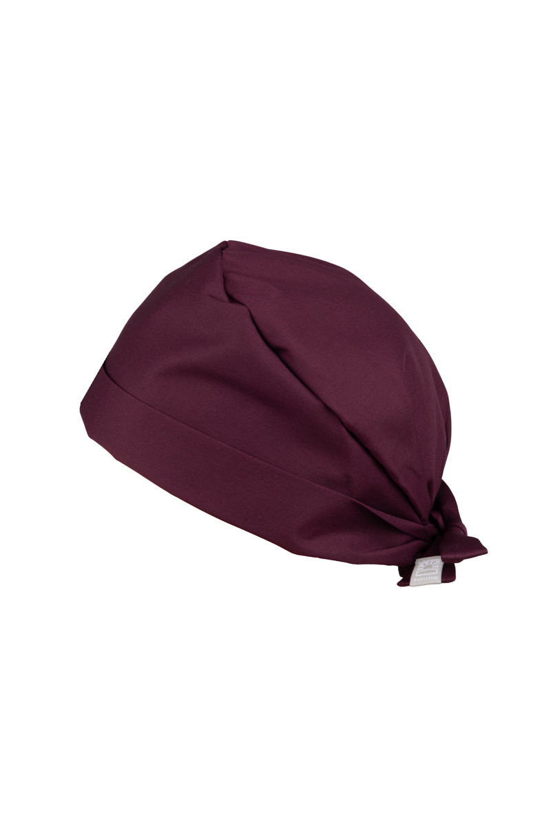 Lekárska čiapka Sunrise Uniforms Fresh burgundová (zavinovacia)