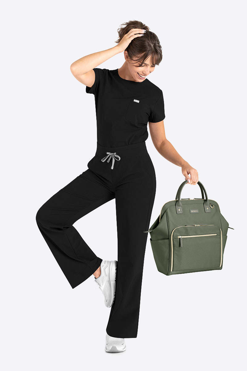 Dámska lekárska súprava Maevn Momentum Round čierna