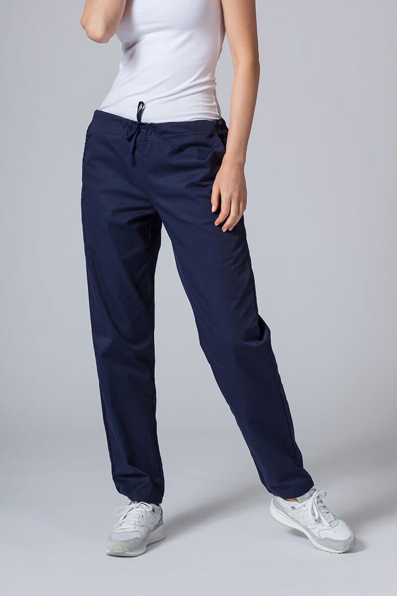 Dámske lekárske nohavice Sunrise Uniforms Basic Regular námornícky modré