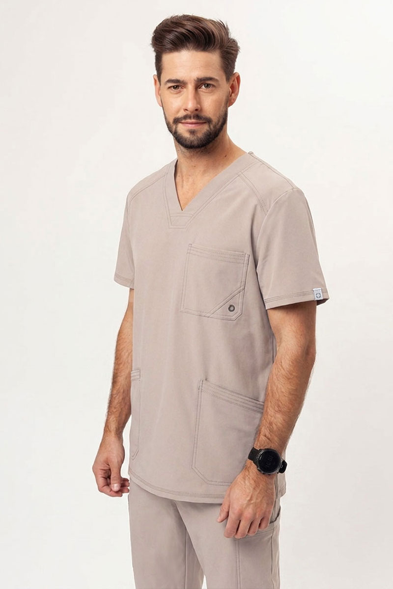 Pánska lekárska blúzka Cherokee Infinity V-neck Men béžová