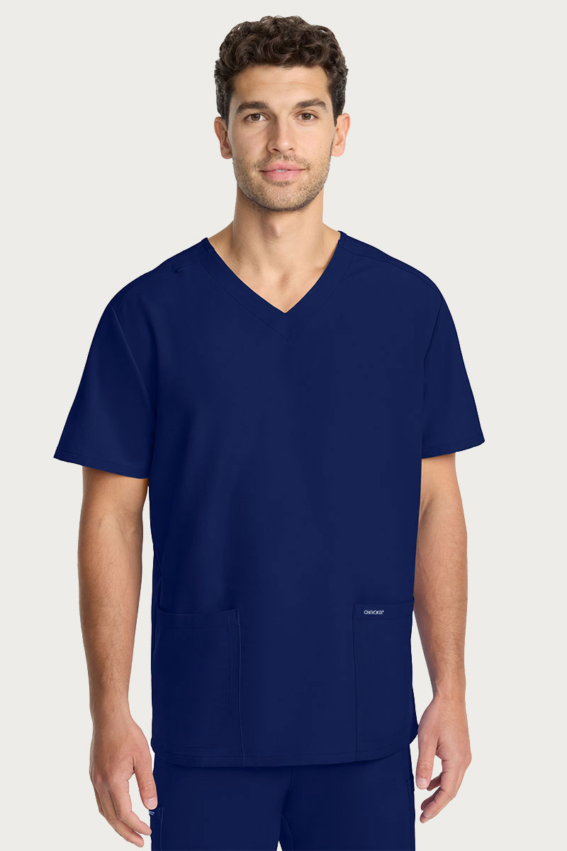Pánska lekárska blúza Cherokee Ultra V-neck námornícky modrá