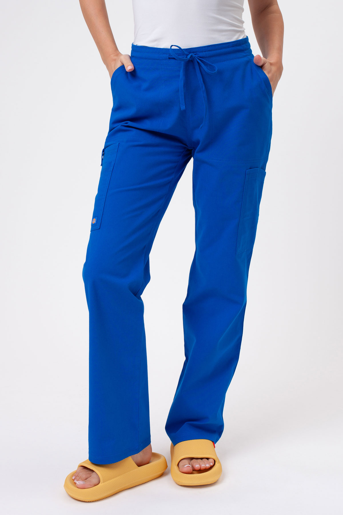 Dámske lekárske nohavice Dickies Forge Straight Leg kráľovsky modré