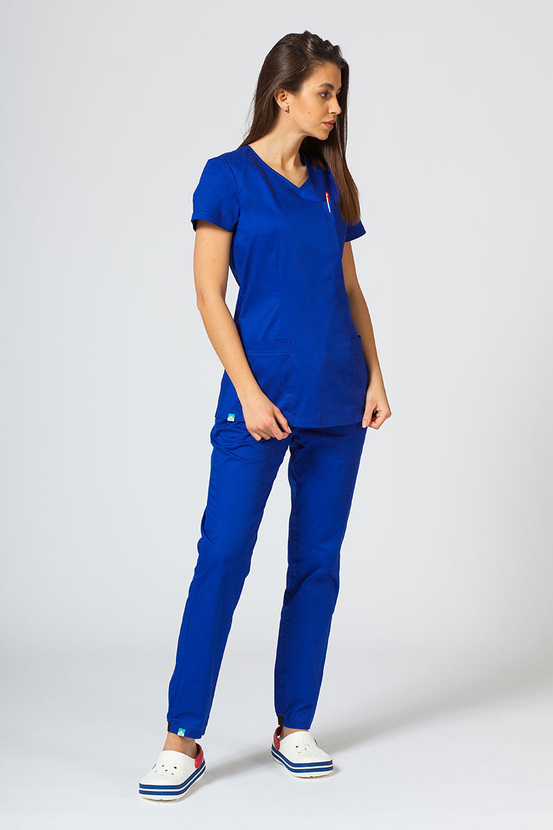 Lekárska súprava Sunrise Uniforms Active II (blúzka Fit, nohavice Loose) tmavo modrá