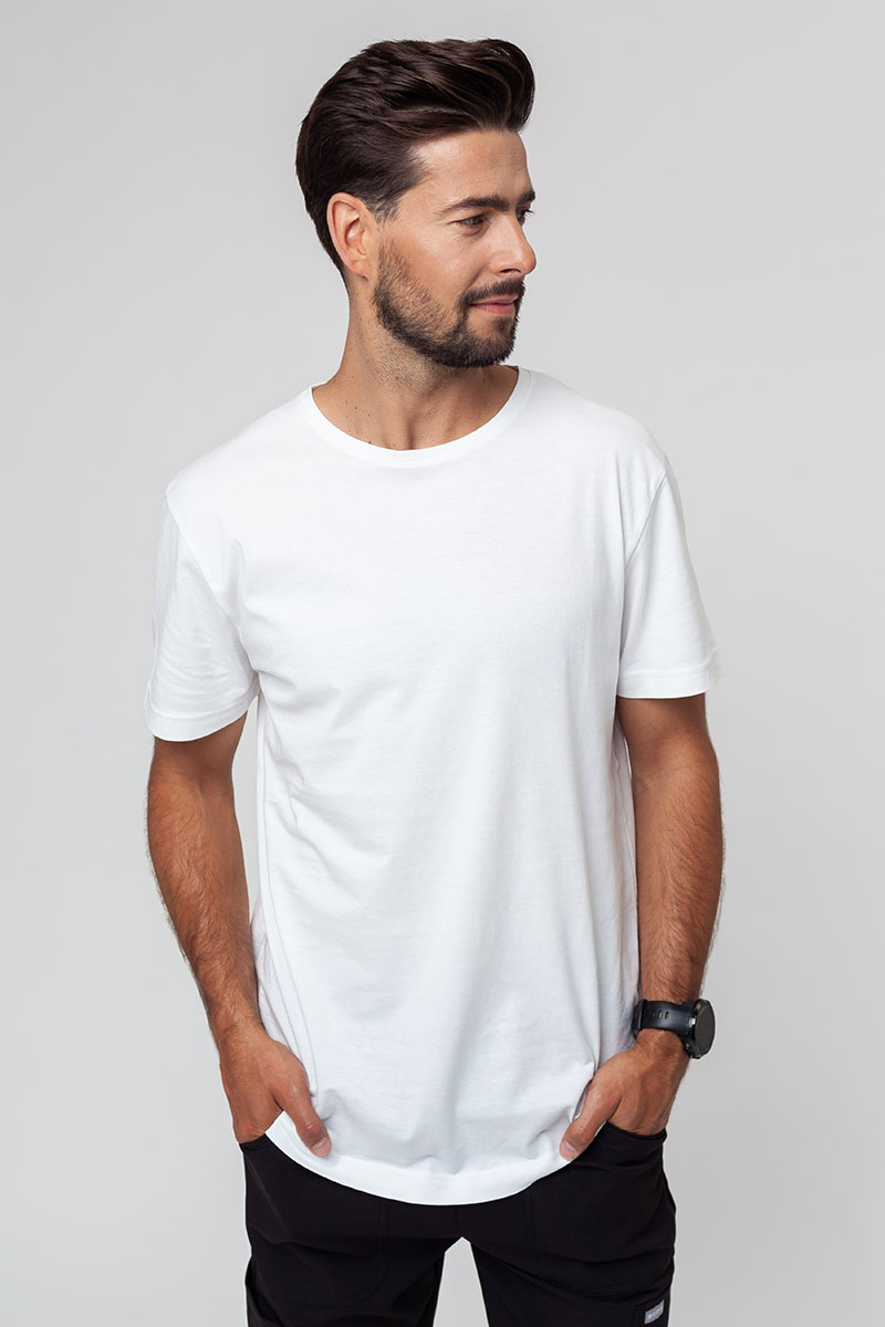 Pánske tričko Malfini Origin (štandard GOTS - organická bavlna) biele