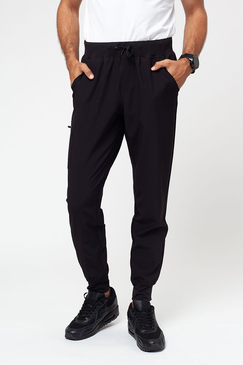 Pánske lekárske nohavice Uniforms World 309TS™ Louis čierne