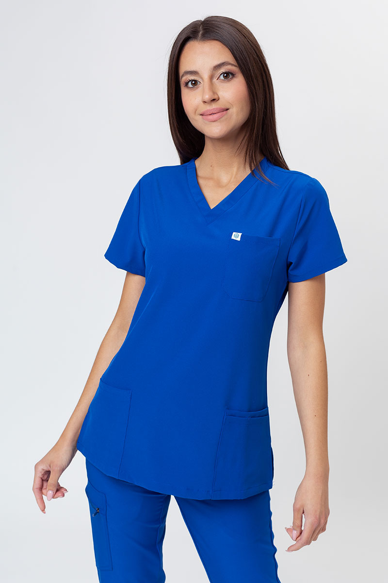 Dámska lekárska blúza Uniforms World 309TS™ Valiant kráľovsky modrá