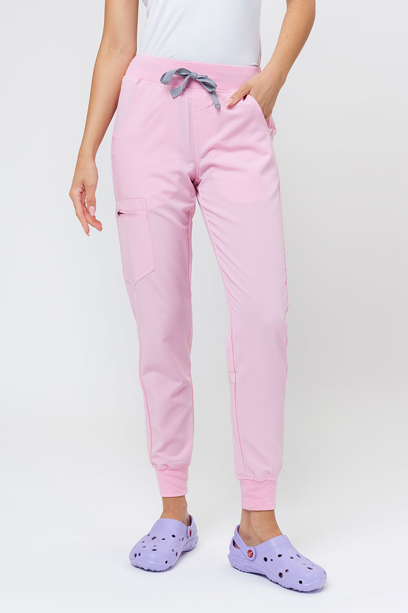 Dámske lekárske nohavice Uniforms World 518GTK™ Avant Phillip ružové