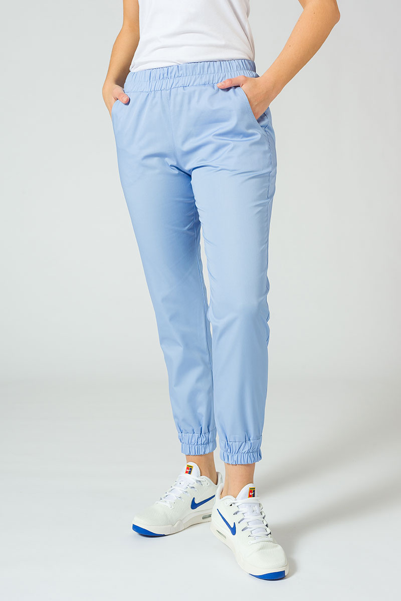 Lekárske nohavice Sunrise Uniforms Easy jogger klasicky modré