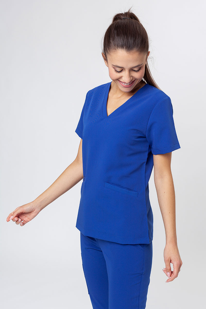 Lekárska blúzka Sunrise Uniforms Premium Joy tmavo modrá