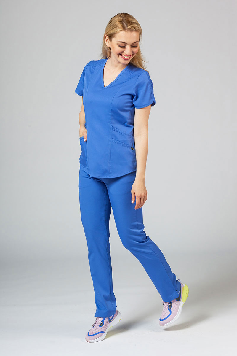 Lekárska súprava Adar Uniforms Yoga klasicky modrá (s blúzou Modern - elastic)