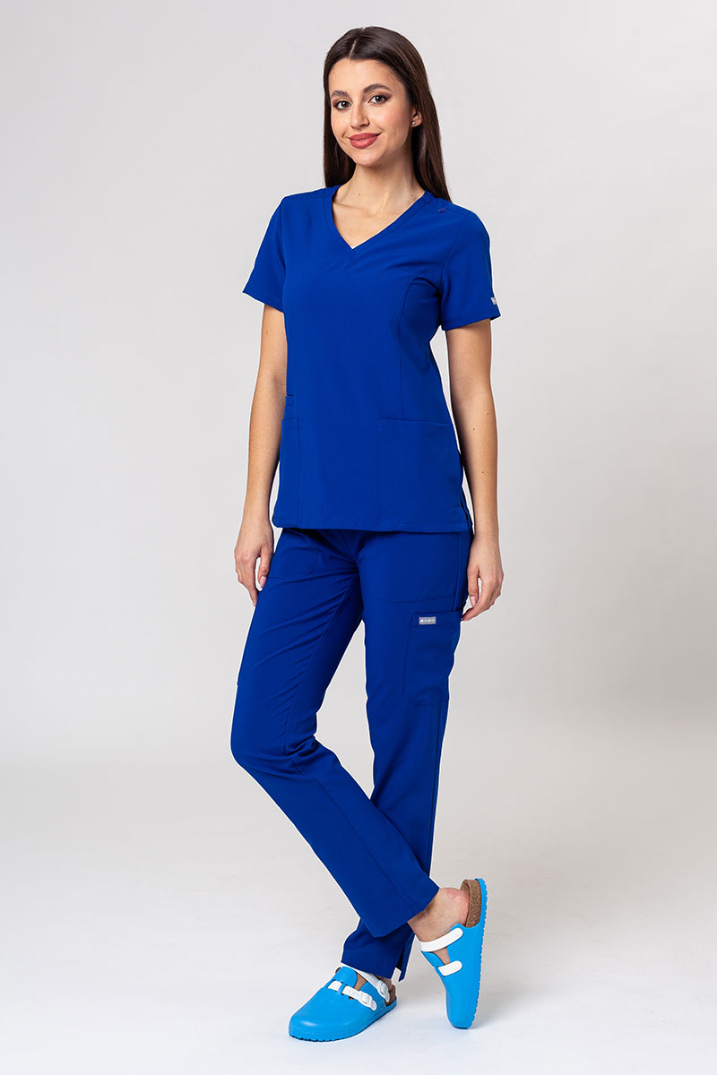 Zdravotnícka súprava Maevn Momentum (blúzka Double V-neck, nohavice 6-pocket) tmavo modrá