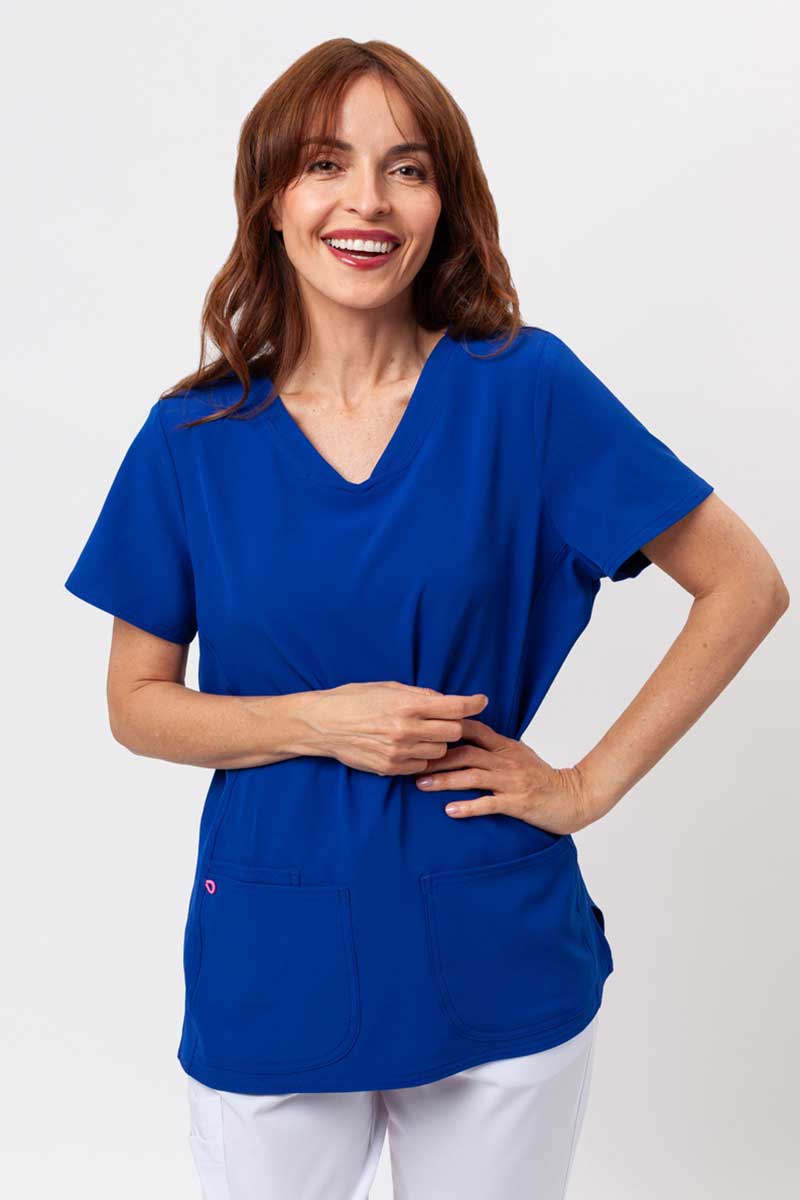 Dámska lekárska blúza Heartsoul Break on Through V-neck tmavo modrá