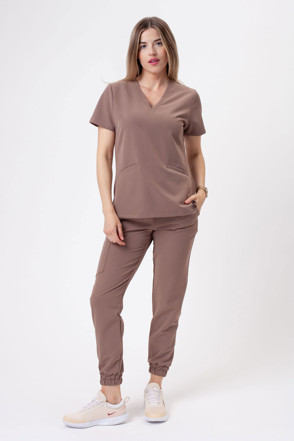 Lekárska súprava Sunrise Uniforms Premium Vibe cappuccino