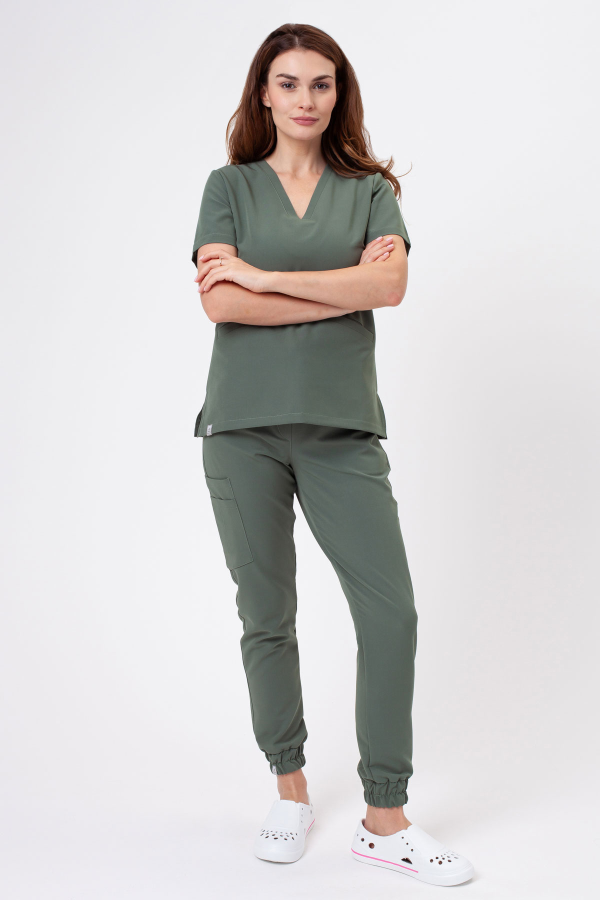 Lekárska súprava Sunrise Uniforms Premium Vibe sage green