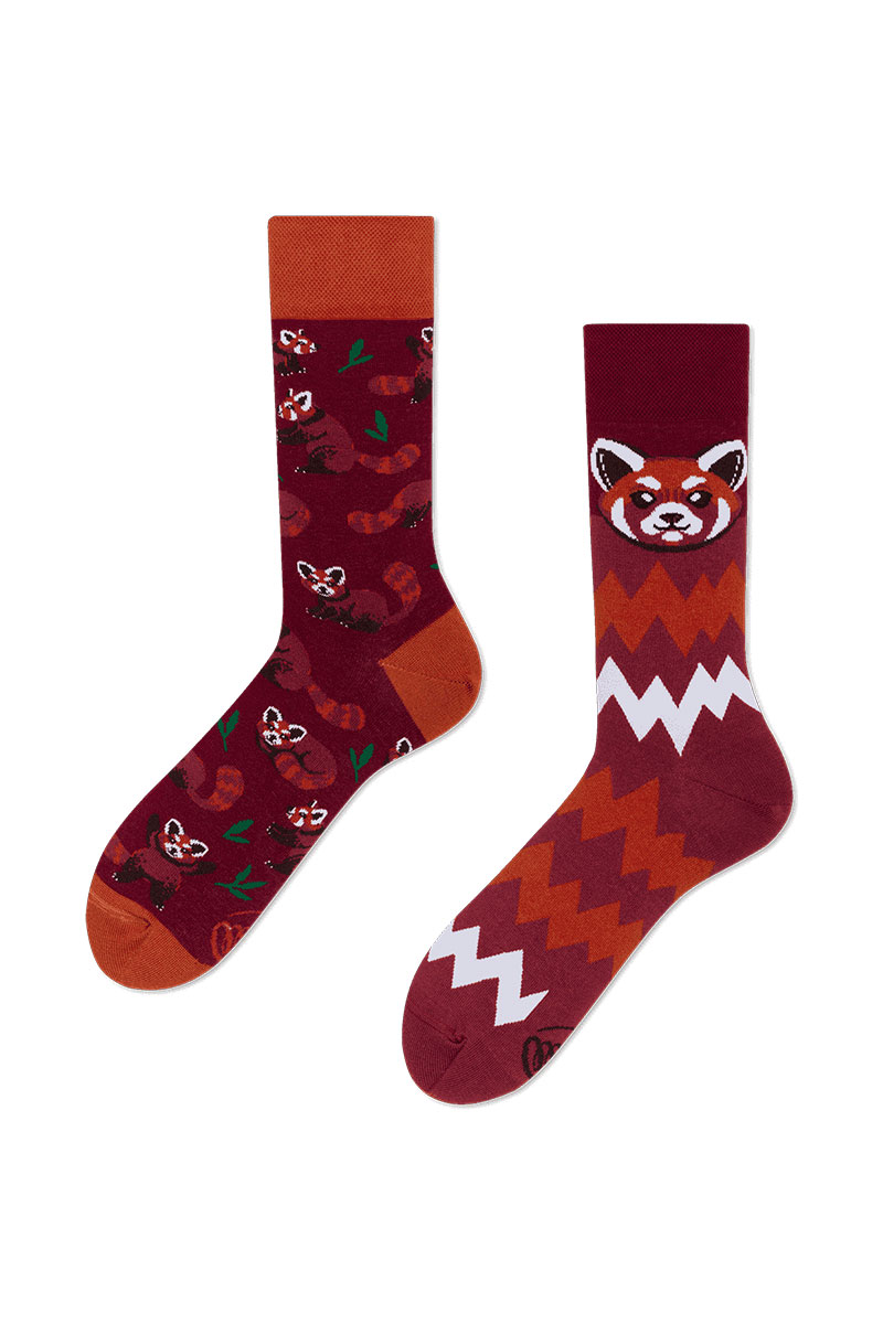 Farebné ponožky Red Panda - Many Mornings