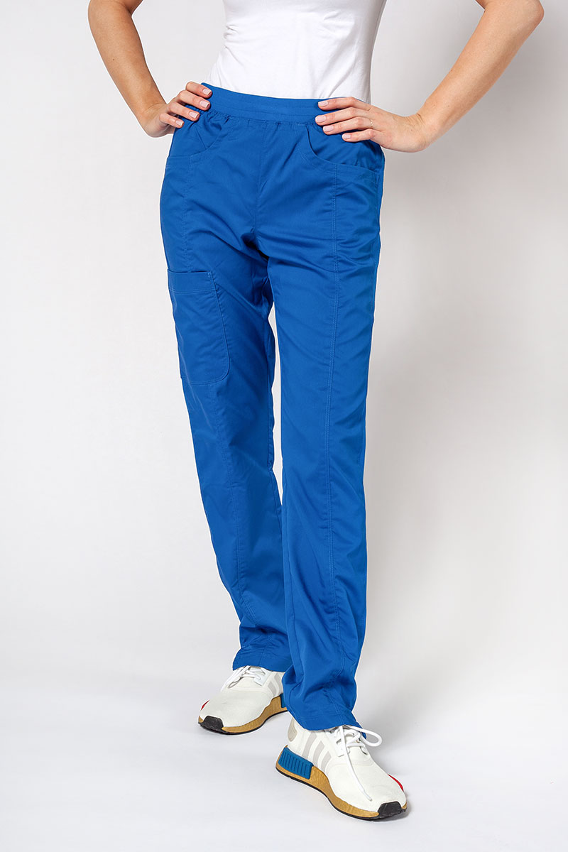 Dámske lekárske nohavice Maevn EON Sporty & Comfy classic kráľovsky modré