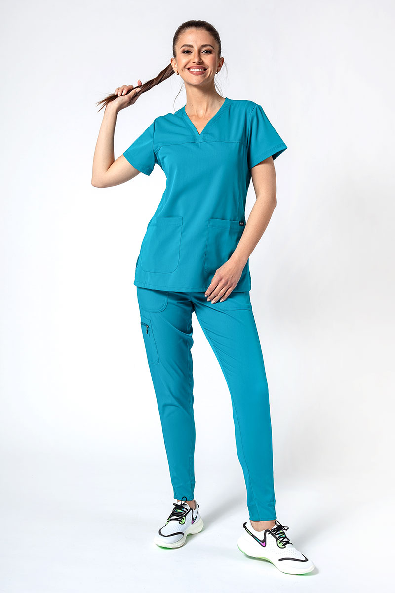 Lekárska súprava Adar Uniforms Ultimate morsky modrá (s blúzkou Sweetheart - elastic)