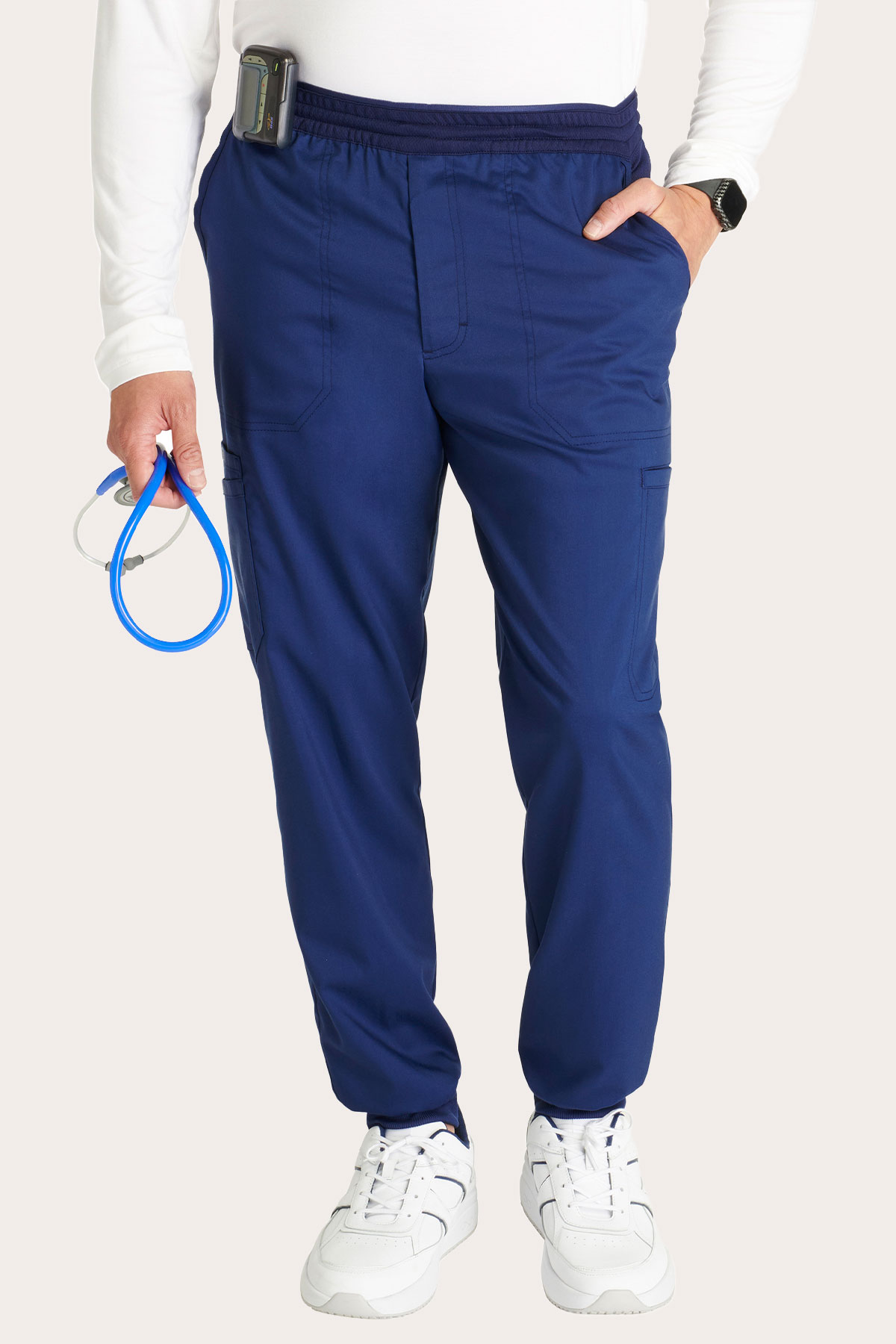 Pánske lekárske nohavice Cherokee Revolution Jogger námornícky modré