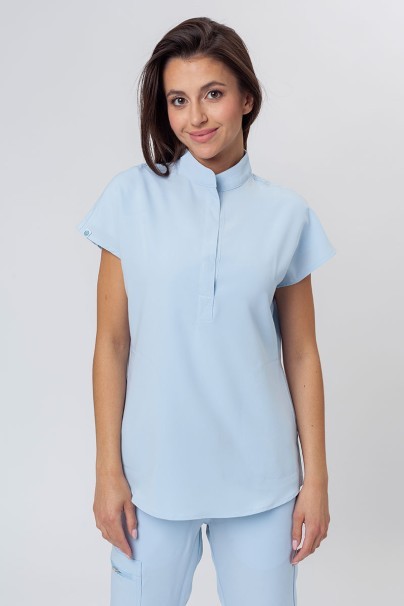 Dámska lekárska blúza Uniforms World 518GTK™ Avant modrá (magnetické klipsy)-1