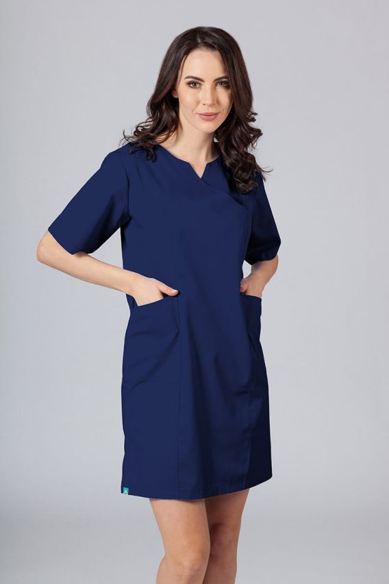Lekárske klasické šaty Sunrise Uniforms námornícky modré-1
