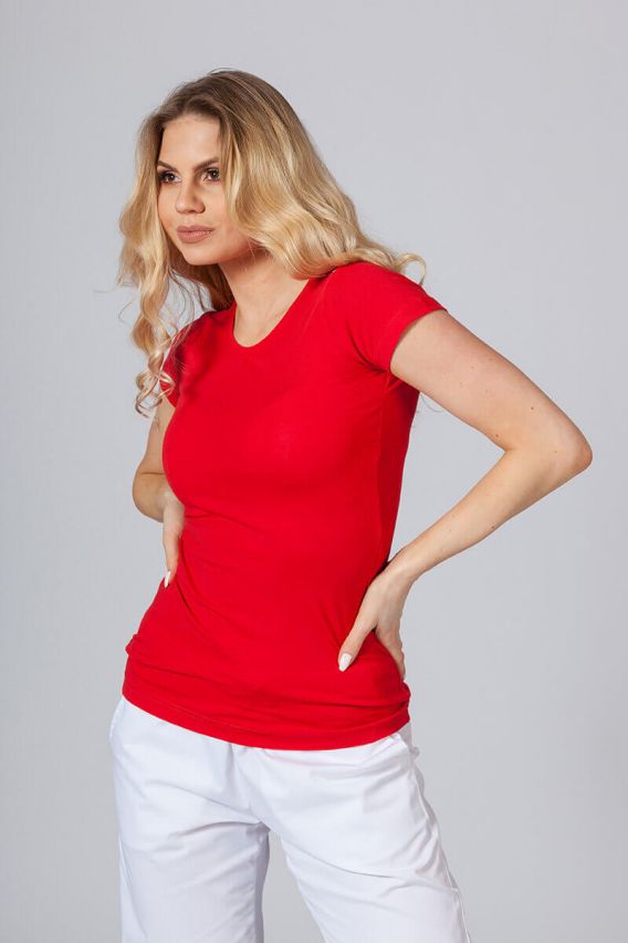 Dámske tričko Malfini Glance s krátkym rukávom červené-1
