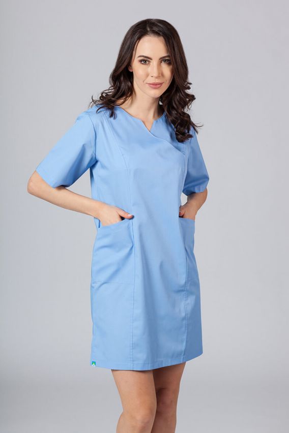 Lekárske klasické šaty Sunrise Uniforms modré-1