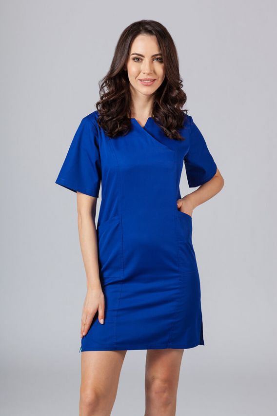 Lekárske klasické šaty Sunrise Uniforms tmavo modré-1