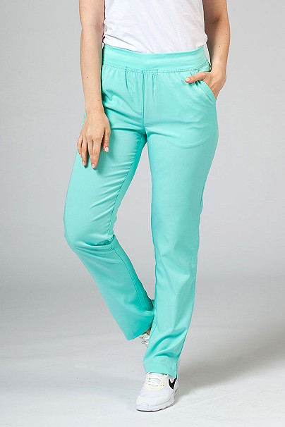 Dámske lekárske nohavice Adar Uniforms Leg Yoga aqua