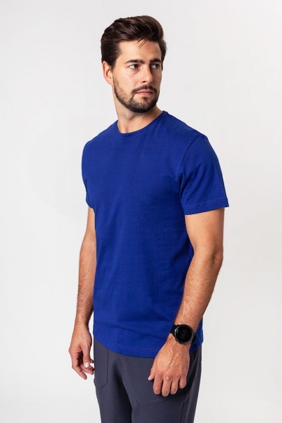 Pánske tričko Malfini Origin (štandard GOTS - organická bavlna) tmavo modrá-1