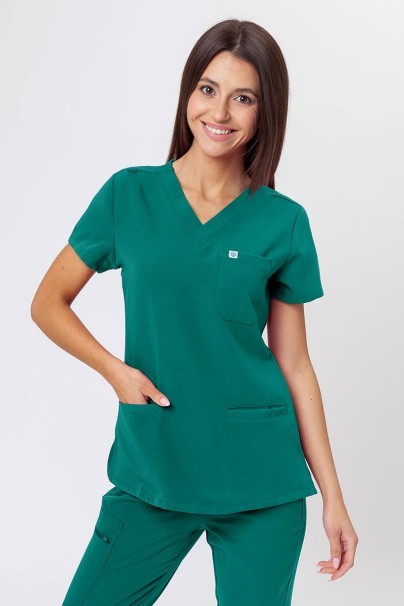 Dámska lekárska blúza Uniforms World 518GTK™ Phillip On-Shift zelená-1