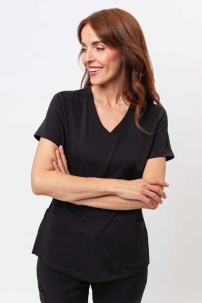 Dámska lekárska blúza Healing Hands Monica V-neck čierna-1
