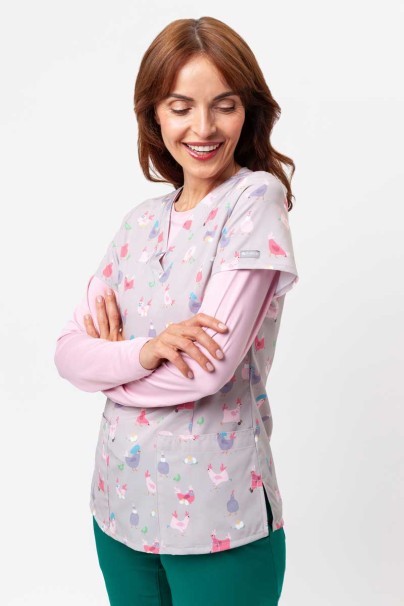 Dámska lekárska blúza Maevn Prints Hot Chicks-1