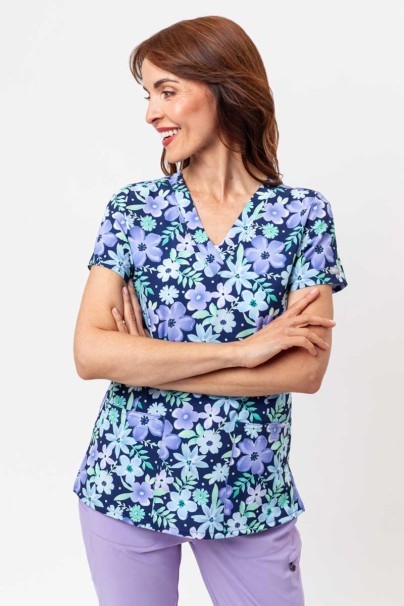 Dámska lekárska blúza Maevn Prints Spring Fantasy-1