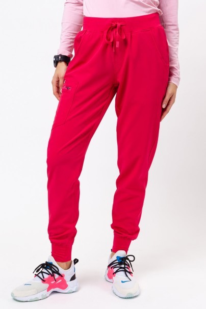 Dámske lekárske nohavice Uniforms World 309TS™ Valiant malinové-1