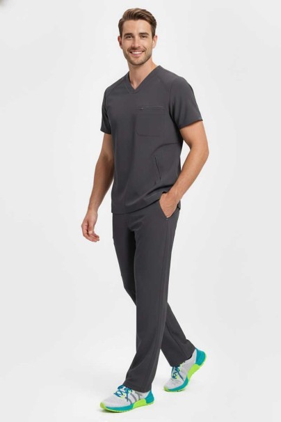 Pánska lekárska súprava Healing Hands (blúza Steven, nohavice Noah) šedá-1