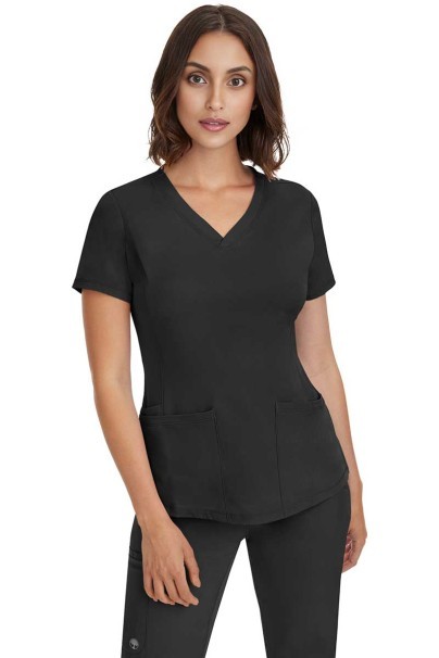 Dámska lekárska blúza Healing Hands Monica V-neck čierna-1