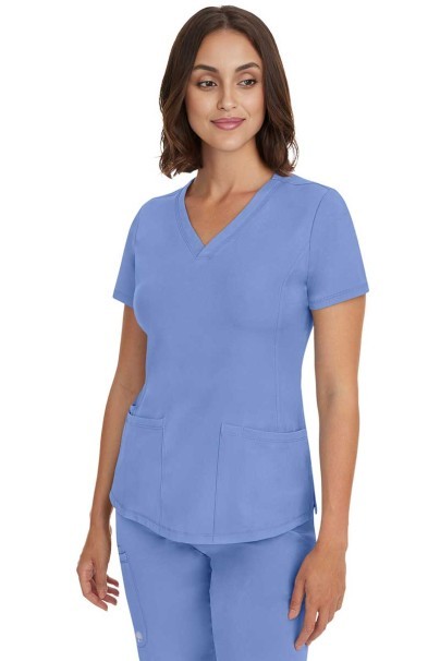 Dámska lekárska blúza Healing Hands Monica V-neck klasicky modrá-1