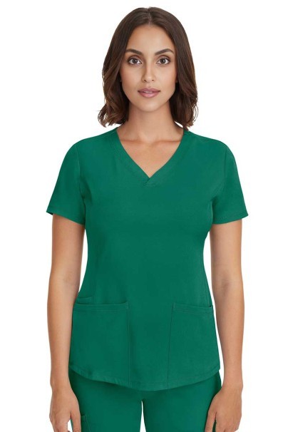 Dámska lekárska blúza Healing Hands Monica V-neck zelená-1